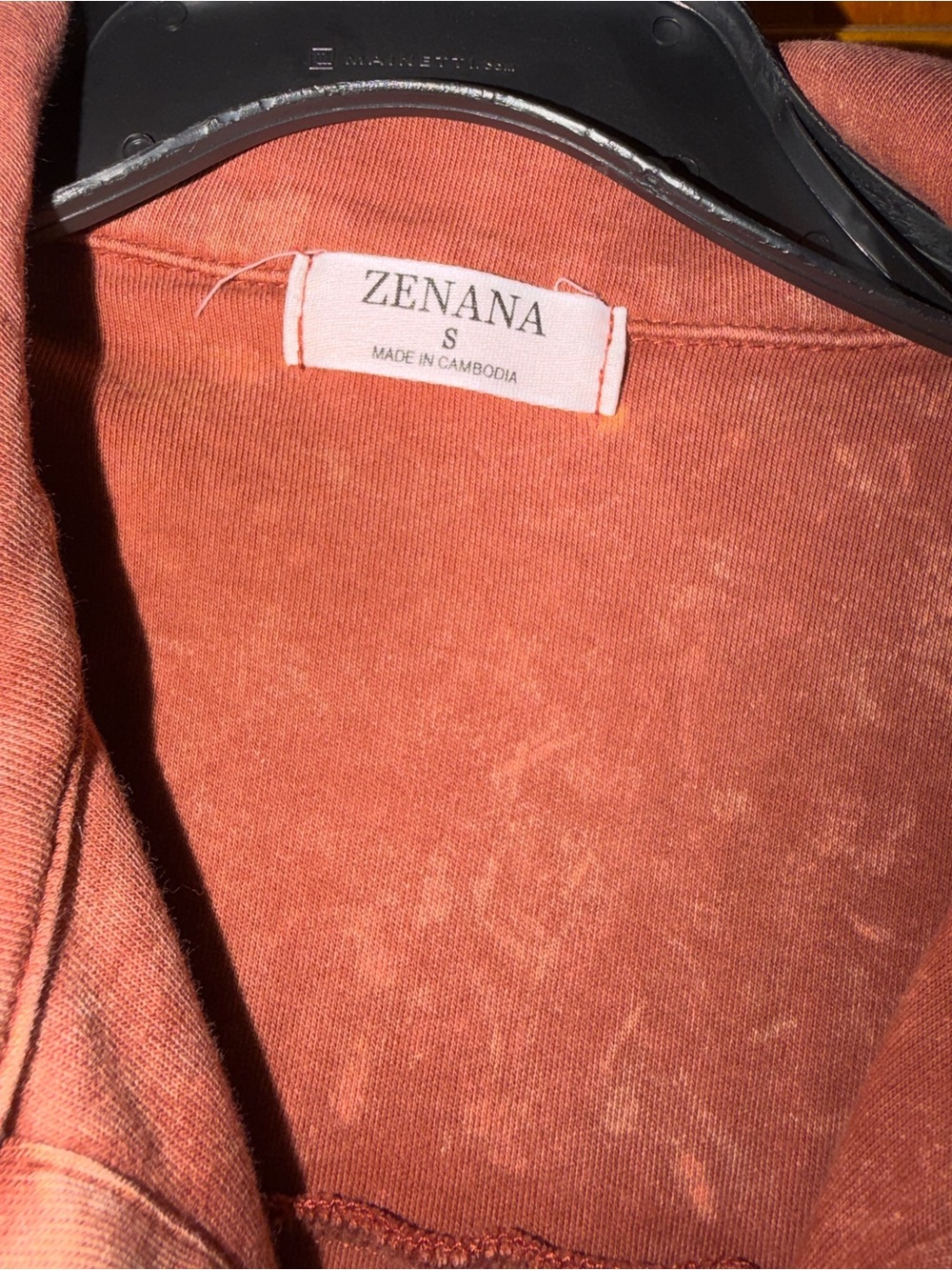 Rust Zenana Shacket - Picture 2 of 4